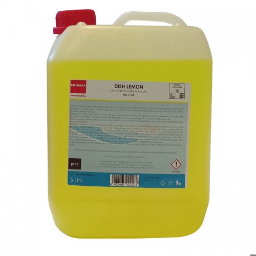 EKOMAX DISH detergent vase manual cu lămâie 5 L