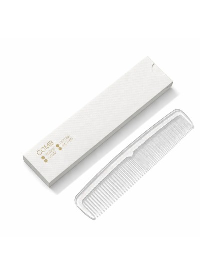 Pieptene în cutie de carton embosat