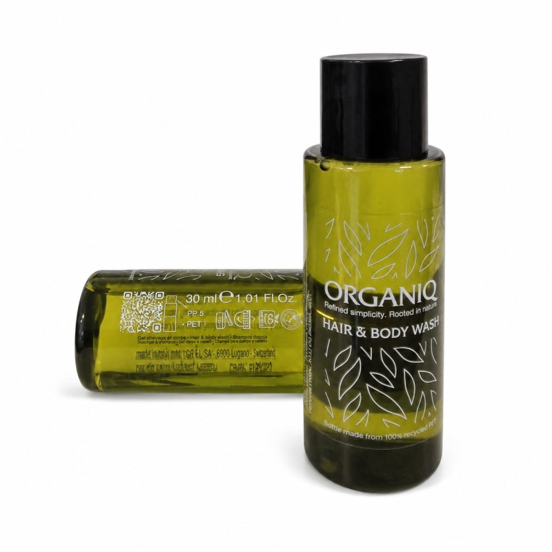 Șampon și gel de duș 30 ml Organiq Șampon și gel de duș 30 ml Organiq